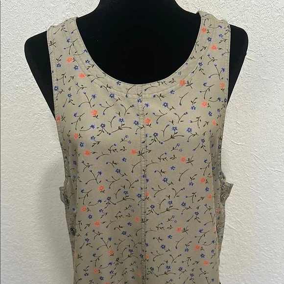 Authentic Directives Country Floral Maxi Dress - Floral Khaki Medium - Picture 2 of 5